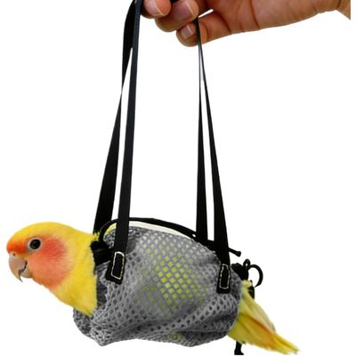 Sac Transport Petit Oiseau PetTribes - avec Harnais Intégré Anti-Évasion