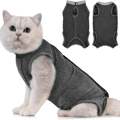 MCBOSON Anti-léchage combinaison récupération chat stérilisation MCBOSON Anti-léchage combinaison récupération chat stérilisation