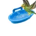 MCBOSON Baignoire Suspendue pour Oiseaux Petits (Bleu)