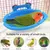 MCBOSON Baignoire Suspendue pour Oiseaux Petits (Bleu)