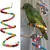 MCBOSON Perchoir Flexible Oiseaux, Bois 100cm