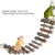 MCBOSON Échelle Oiseaux Bois + Pont Corde,