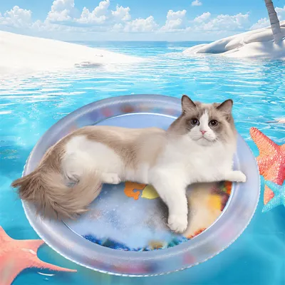 HausPets Matelas d'eau pour chats rayon 65 cm