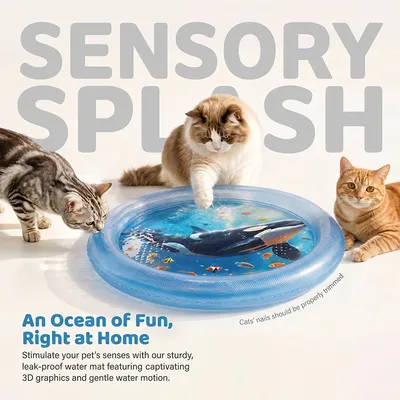 HausPets Tapis de jeu d'eau pour animaux