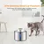 Applicable à BOORCA Fontaine chat acier inox 304 2,5L ultra silencieuse