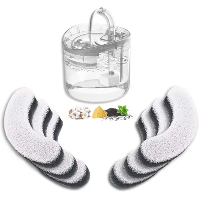 Applicable à HAPUP Lot 6 filtres pour fontaine chat 1,8L triple filtration Applicable à HAPUP Lot 6 filtres pour fontaine chat 1,8L triple filtration