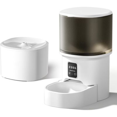 Distributeur automatique 4L et fontaine 3L pour chat ultra-silencieux