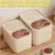 PetTribes Bac stockage nourriture animaux, hermétique avec doseur, beige PetTribes Bac stockage nourriture animaux, hermétique avec doseur, beige