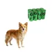 MCBOSON Lot de 8 sacs déjections canines biodégradables vert forme os