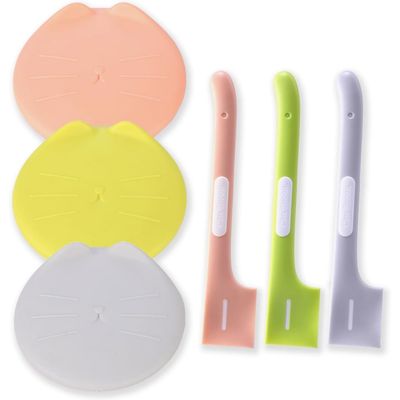 PetTribes Lot de 6 Couvercles Cuillères - Adapté 85g à 354g