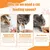 PetTribes Lot de 4 Cuillères Distributeurs Pâtés Chat, Pressoir PetTribes Lot de 4 Cuillères Distributeurs Pâtés Chat, Pressoir