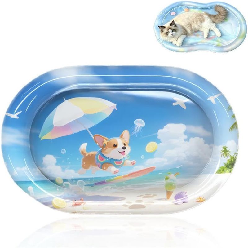 HausPets Schwimmendes Wasserbett für Katzen und Hunde
