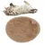 FurryFusion Nid pour chat en faux lapin, rond et chaud FurryFusion Nid pour chat en faux lapin, rond et chaud