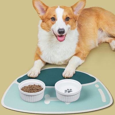 HausPets Nappe d'alimentation en silicone pour chiens et chats