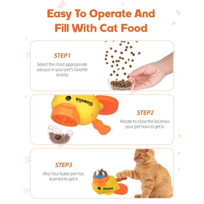 PetTribes Distributeur Friandises Interactif, Mangeoire Lente Chiens/Chats PetTribes Distributeur Friandises Interactif, Mangeoire Lente Chiens/Chats
