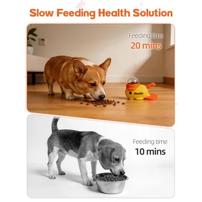 PetTribes Distributeur Friandises Interactif, Mangeoire Lente Chiens/Chats PetTribes Distributeur Friandises Interactif, Mangeoire Lente Chiens/Chats