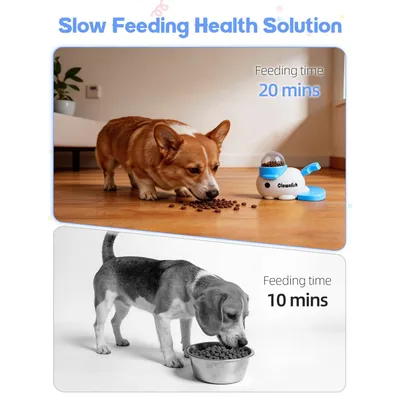 PetTribes Distributeur Friandises Interactif, Mangeoire Lente Chiens/Chats PetTribes Distributeur Friandises Interactif, Mangeoire Lente Chiens/Chats
