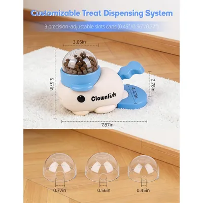 PetTribes Distributeur Friandises Interactif, Mangeoire Lente Chiens/Chats PetTribes Distributeur Friandises Interactif, Mangeoire Lente Chiens/Chats