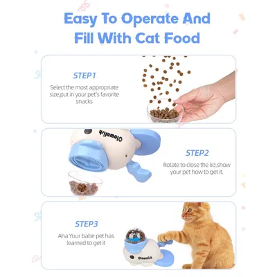 PetTribes Distributeur Friandises Interactif, Mangeoire Lente Chiens/Chats PetTribes Distributeur Friandises Interactif, Mangeoire Lente Chiens/Chats