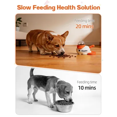 PetTribes Distributeur Friandises Interactif, Mangeoire Lente Chiens/Chats PetTribes Distributeur Friandises Interactif, Mangeoire Lente Chiens/Chats