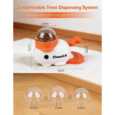 PetTribes Distributeur Friandises Interactif, Mangeoire Lente Chiens/Chats PetTribes Distributeur Friandises Interactif, Mangeoire Lente Chiens/Chats