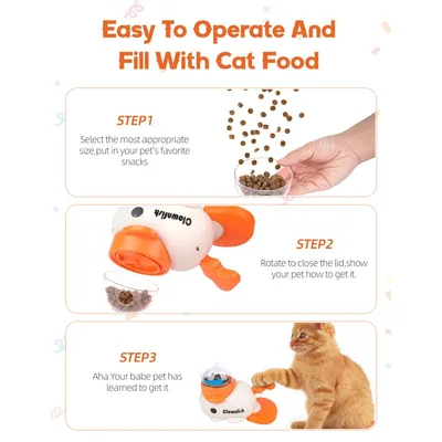 PetTribes Distributeur Friandises Interactif, Mangeoire Lente Chiens/Chats PetTribes Distributeur Friandises Interactif, Mangeoire Lente Chiens/Chats