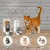 PetTribes Distributeur Eau Nourriture Suspendu 2 en 1 PetTribes Distributeur Eau Nourriture Suspendu 2 en 1