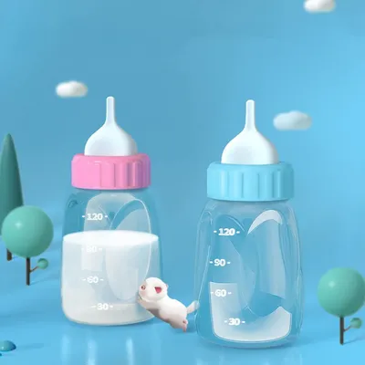 ZooVenture Lot 4 Biberons Lait Chat Bleu Rose Jaune Vert ZooVenture Lot 4 Biberons Lait Chat Bleu Rose Jaune Vert