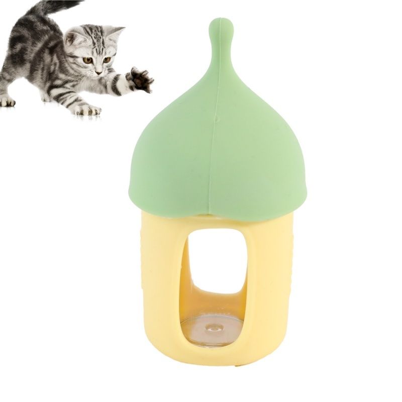 MCBOSON Biberon anti-étouffement pour chiots et chatons jaune