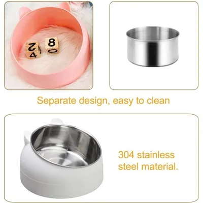ZooVenture Gamelle Chat Inox 15° Ergonomique ZooVenture Gamelle Chat Inox 15° Ergonomique