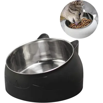 ZooVenture Gamelle Chat Inox 15° Ergonomique ZooVenture Gamelle Chat Inox 15° Ergonomique