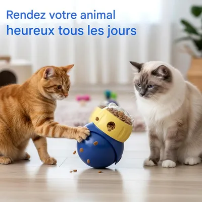 FurryFusion Jouet anti - ennui hibou toupie pour chien et chat FurryFusion Jouet anti - ennui hibou toupie pour chien et chat