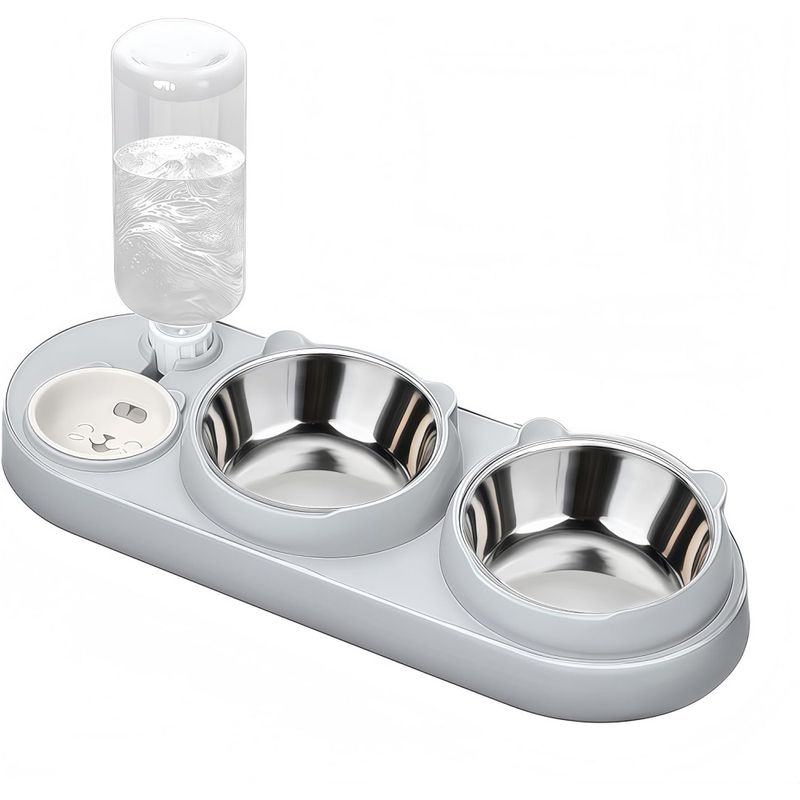 PetTribes 3-in-1 Katzenfutternapf - Katzenohr-Design, 500ml