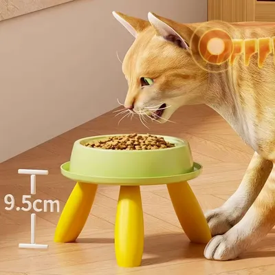 FurryFusion Gamelle sur pied pour animaux de compagnie