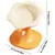 MCBOSON Gamelle haute pour chien avec base surélevée orange