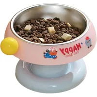 ZooVenture Bol Eleve Inox Chat Chien Rose Bleu
