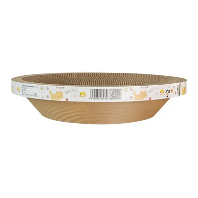 FurryFusion Catteau en carton ondulé en forme de bol FurryFusion Catteau en carton ondulé en forme de bol