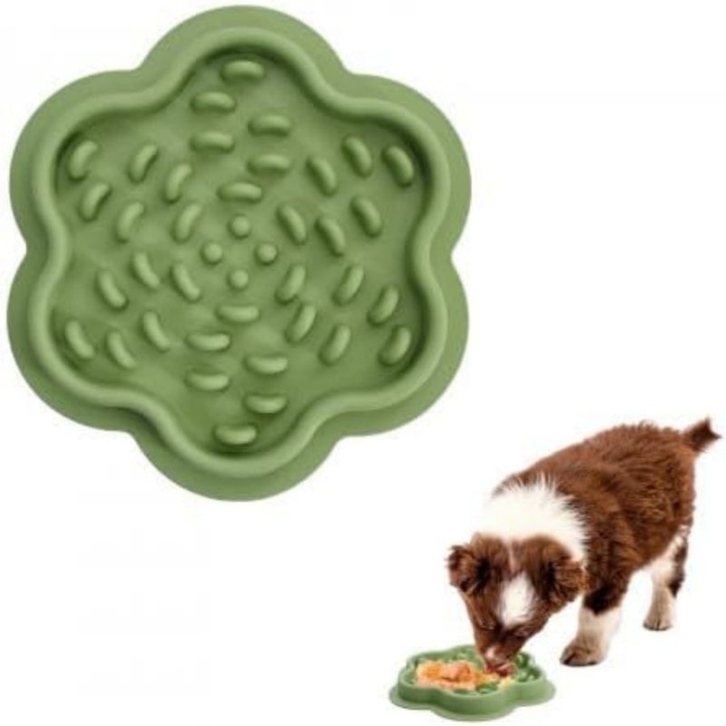 Gamer Anti-Glouton PetTribes Grün Silikon Anti-Reptil Hund