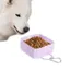 Tragbarer Faltnapf 500ml Wasser/Futter.
