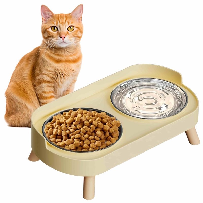 FurryFusion Erhöhtes Katzennapf-Set