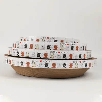 FurryFusion Catteau en carton ondulé en forme de bol FurryFusion Catteau en carton ondulé en forme de bol