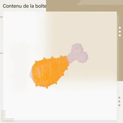 FurryFusion Jouet de mordage en forme de poulet pour chiens FurryFusion Jouet de mordage en forme de poulet pour chiens