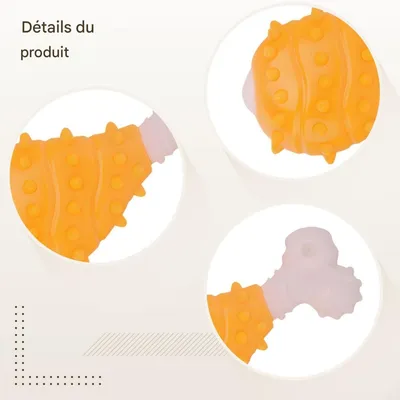 FurryFusion Jouet de mordage en forme de poulet pour chiens FurryFusion Jouet de mordage en forme de poulet pour chiens