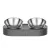 Metal 15° Adjustable Bowl Gamelle double inclinable Metal 15° Adjustable Bowl Gamelle double inclinable