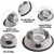 ZooVenture Gamelle Chat Inox 2 Pièces Anti-dérapante ZooVenture Gamelle Chat Inox 2 Pièces Anti-dérapante