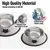 ZooVenture Gamelle Chat Inox 2 Pièces Anti-dérapante ZooVenture Gamelle Chat Inox 2 Pièces Anti-dérapante