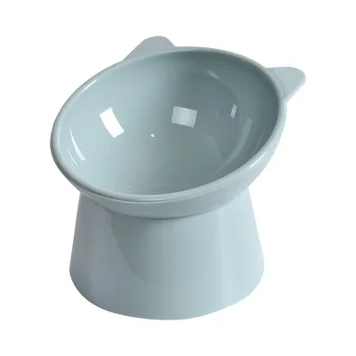 MCBOSON Bleu Inclinée Anti-vomissement Surélevée Gamelle Chat MCBOSON Bleu Inclinée Anti-vomissement Surélevée Gamelle Chat