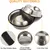 ZooVenture Lot 2 Gamelles Acier Inoxydable ZooVenture Lot 2 Gamelles Acier Inoxydable