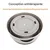 FurryFusion Bol d'eau anti-renversement pour chiens et chats FurryFusion Bol d'eau anti-renversement pour chiens et chats