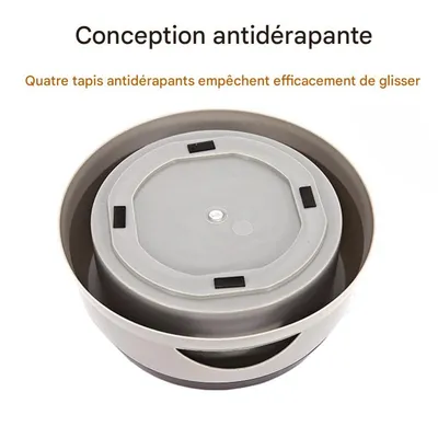 FurryFusion Bol d'eau anti-renversement pour chiens et chats FurryFusion Bol d'eau anti-renversement pour chiens et chats